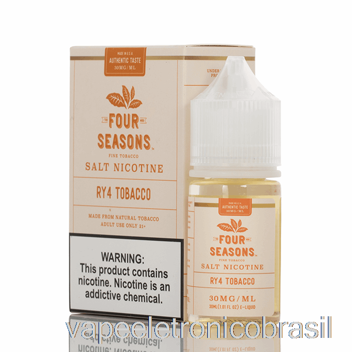 Sal De Tabaco Vape Eletrônico Ry4 - Quatro Estações - 30ml 30mg